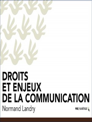 cover image of Droits et enjeux de la communication